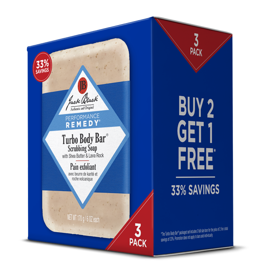Turbo Body Bar 3 pack Scrubbing Soap