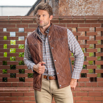 Beaver Creek Waxed Goat Suede Vest