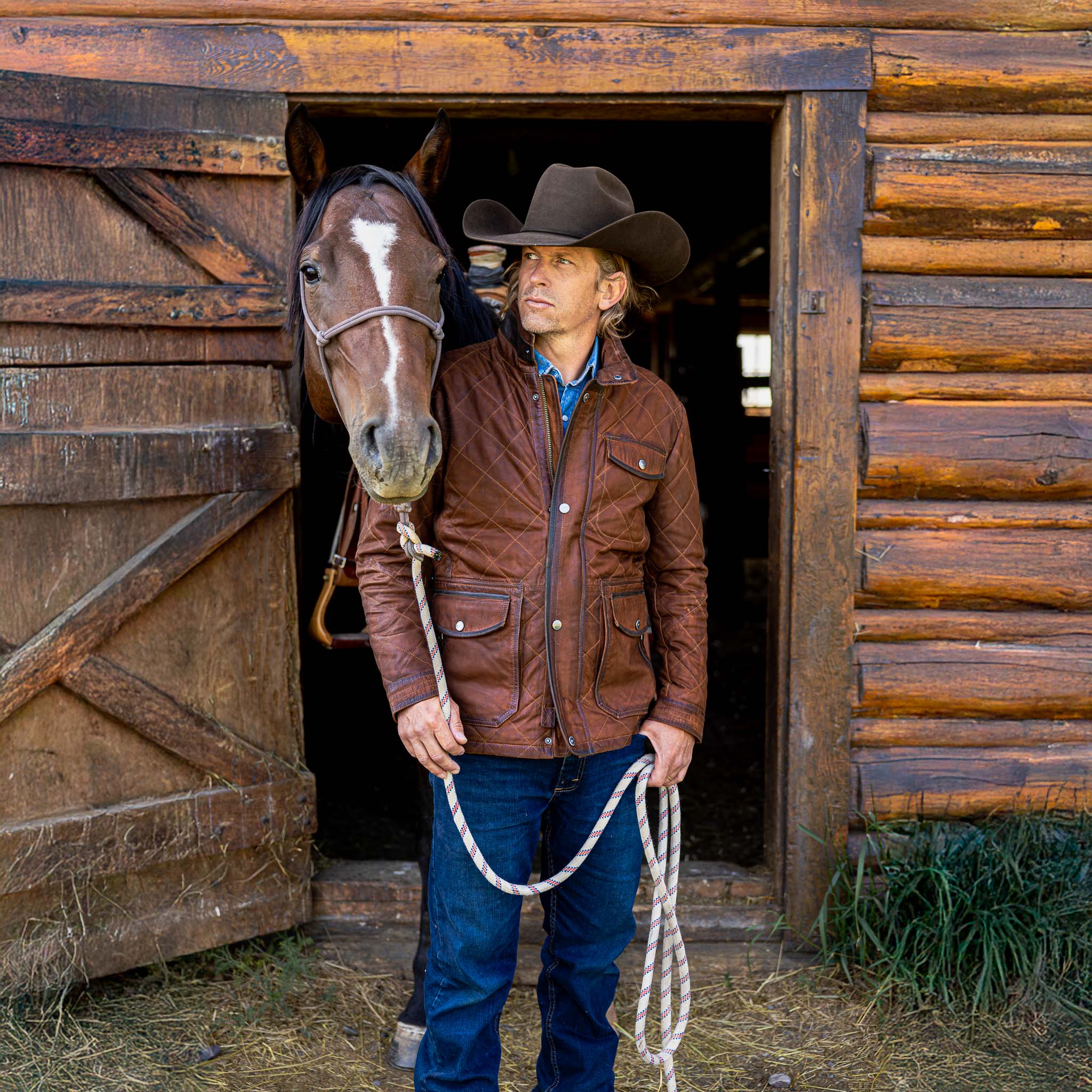 Sedona Waxed Goat Suede Leather Jacket