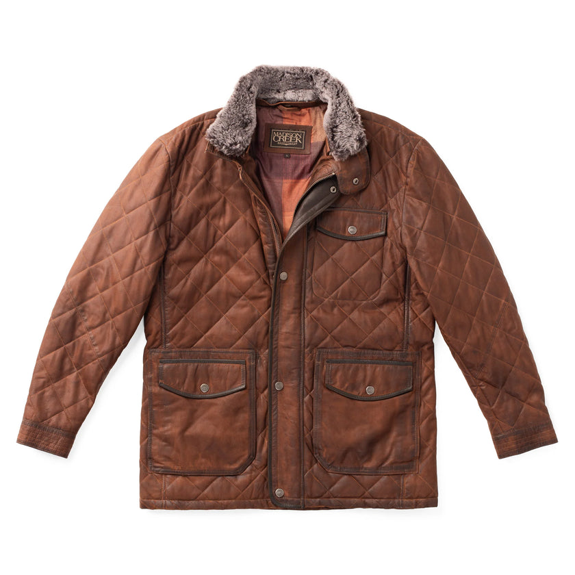 Sedona Waxed Goat Suede Leather Jacket