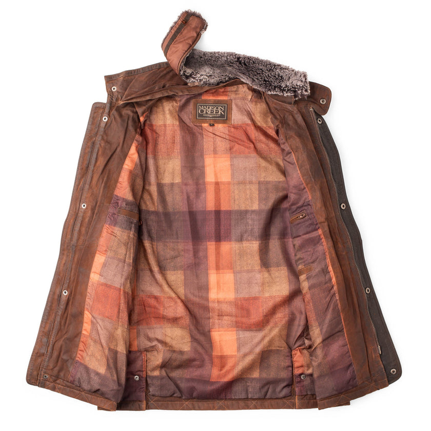 Sedona Waxed Goat Suede Leather Jacket
