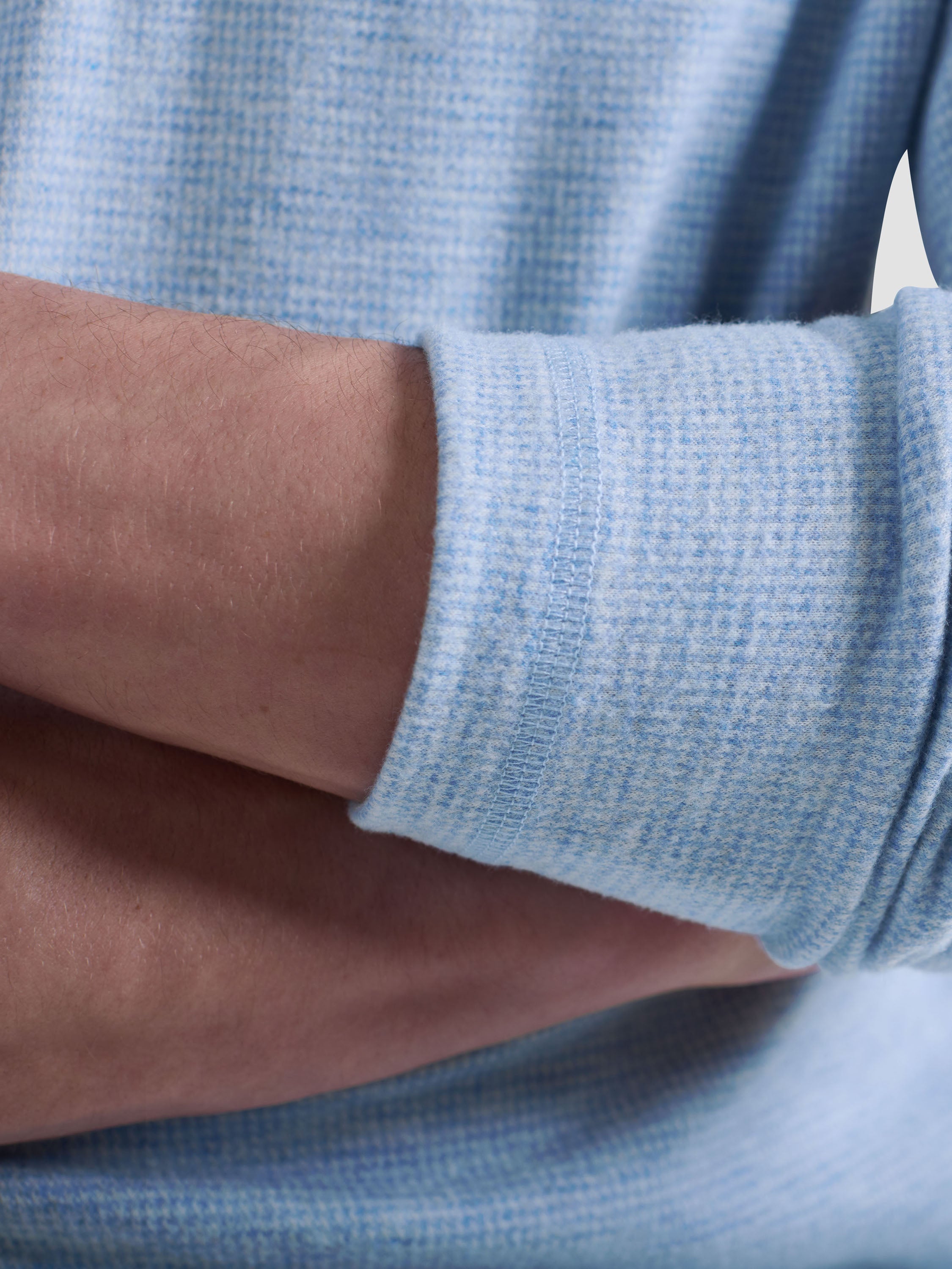 Knit Mock Neck Zip Quarter Zip