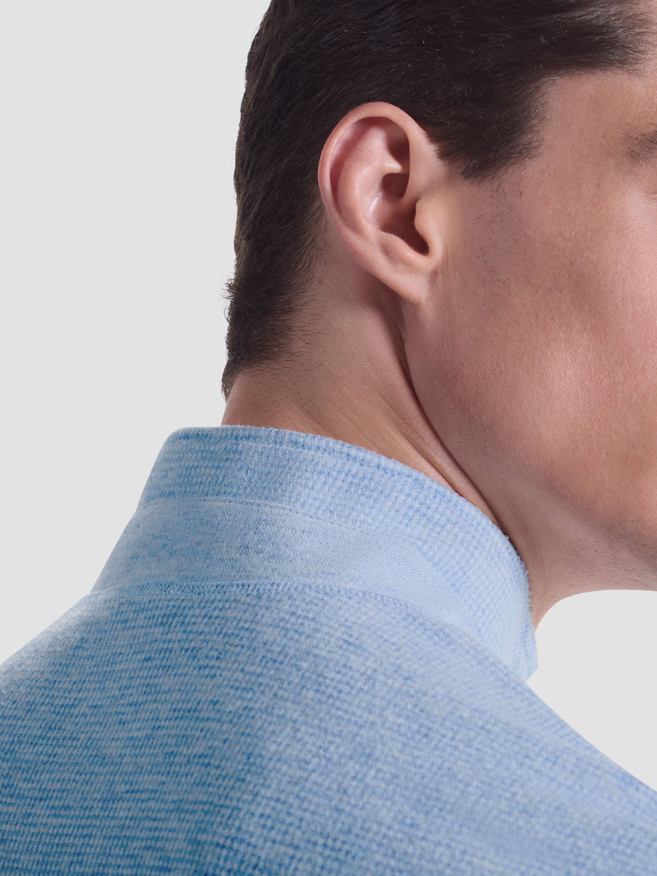 Knit Mock Neck Zip Quarter Zip