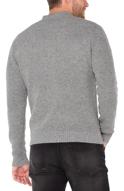 Donegal Ribbed 1/4 Zip Sweater