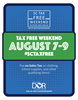 SC Tax Free Weekend 2026