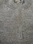 Charcoal Half Zip Sweater