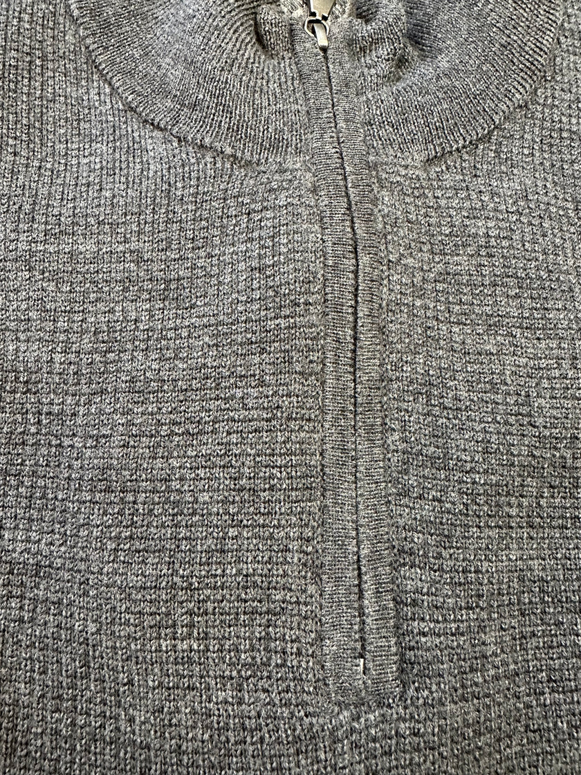 Charcoal Half Zip Sweater