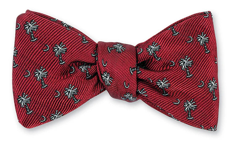 Garnet Palmetto Bow Tie