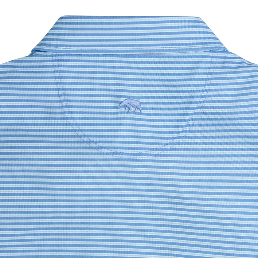 Trophy Stripe Performance Pique Polo