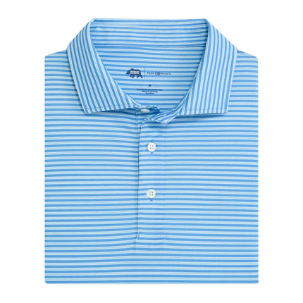 Trophy Stripe Performance Pique Polo