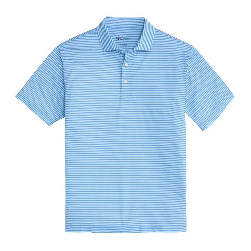 Trophy Stripe Performance Pique Polo