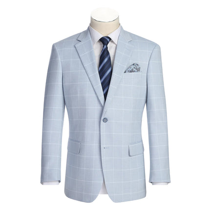 Light Blue Classic Fit Blazer
