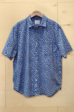 Blue Wild Flower Button Down Shirt