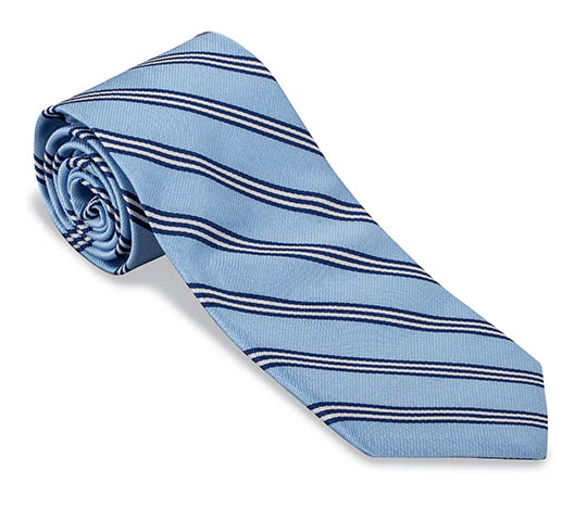 Blue/Navy Brooks Striped Necktie