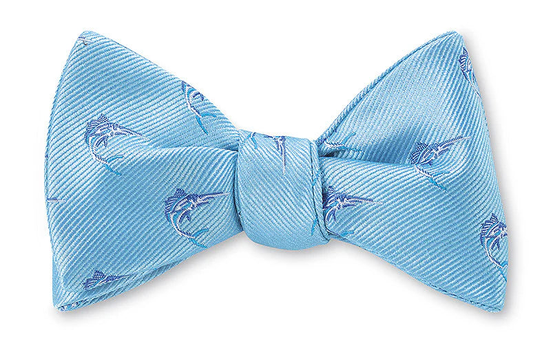 Aqua Marlin Bow Tie
