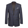 Plaid Classic Fit Wool Blazer