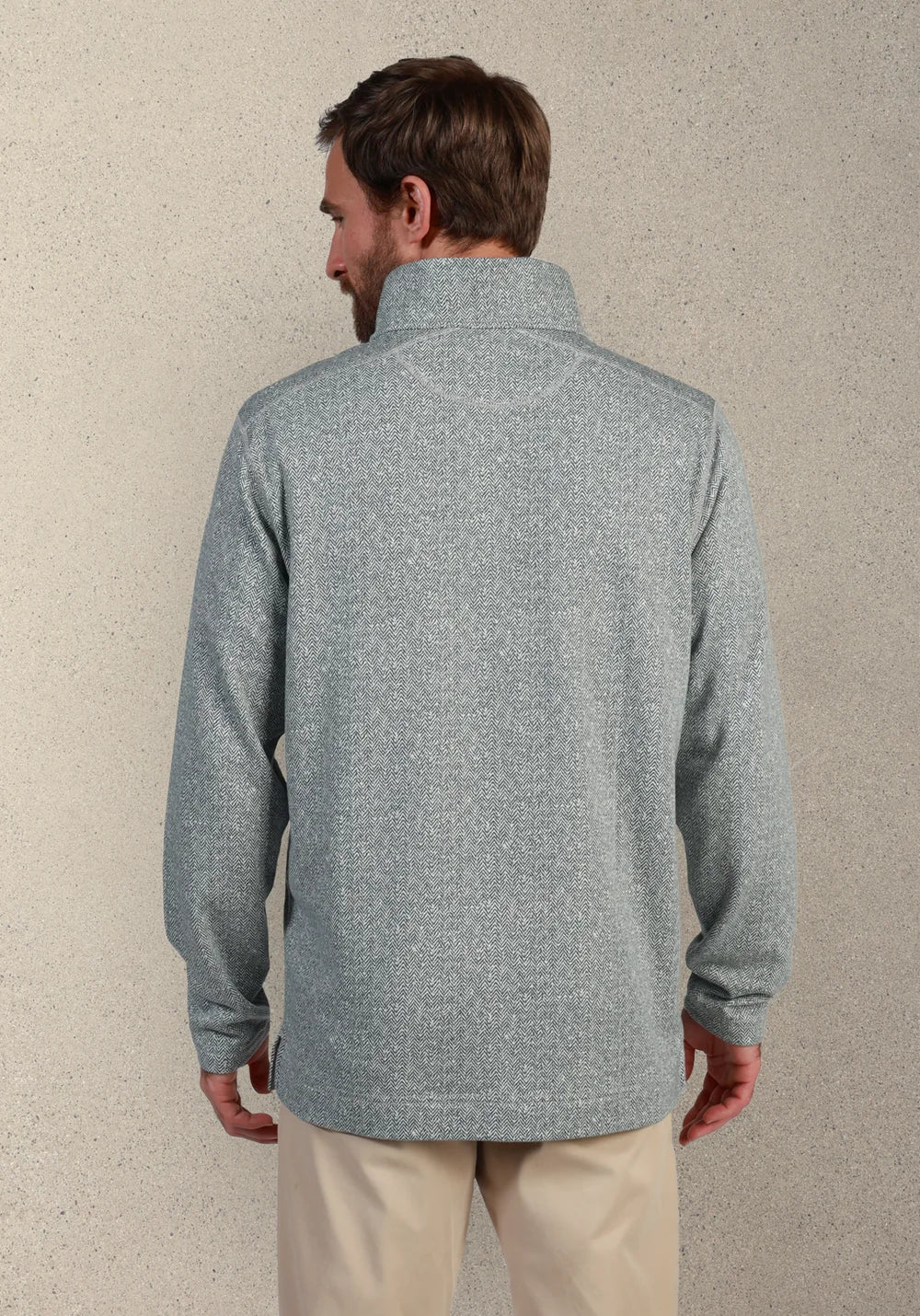 Herringbone Fleece Quarter-Zip