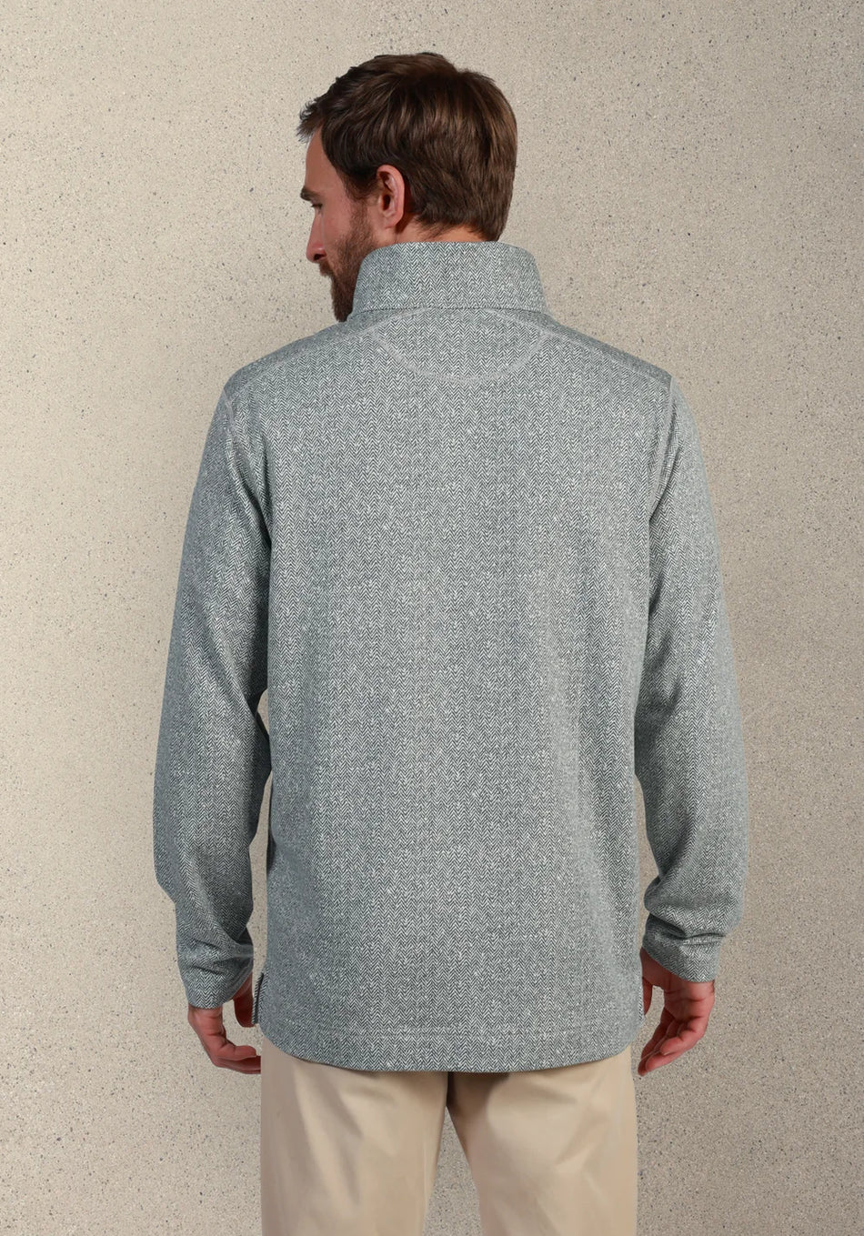 Herringbone Fleece Quarter-Zip