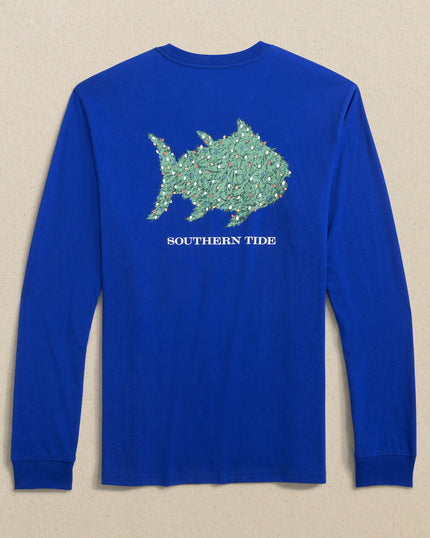 Fish Holiday Lights Long Sleeve Tee