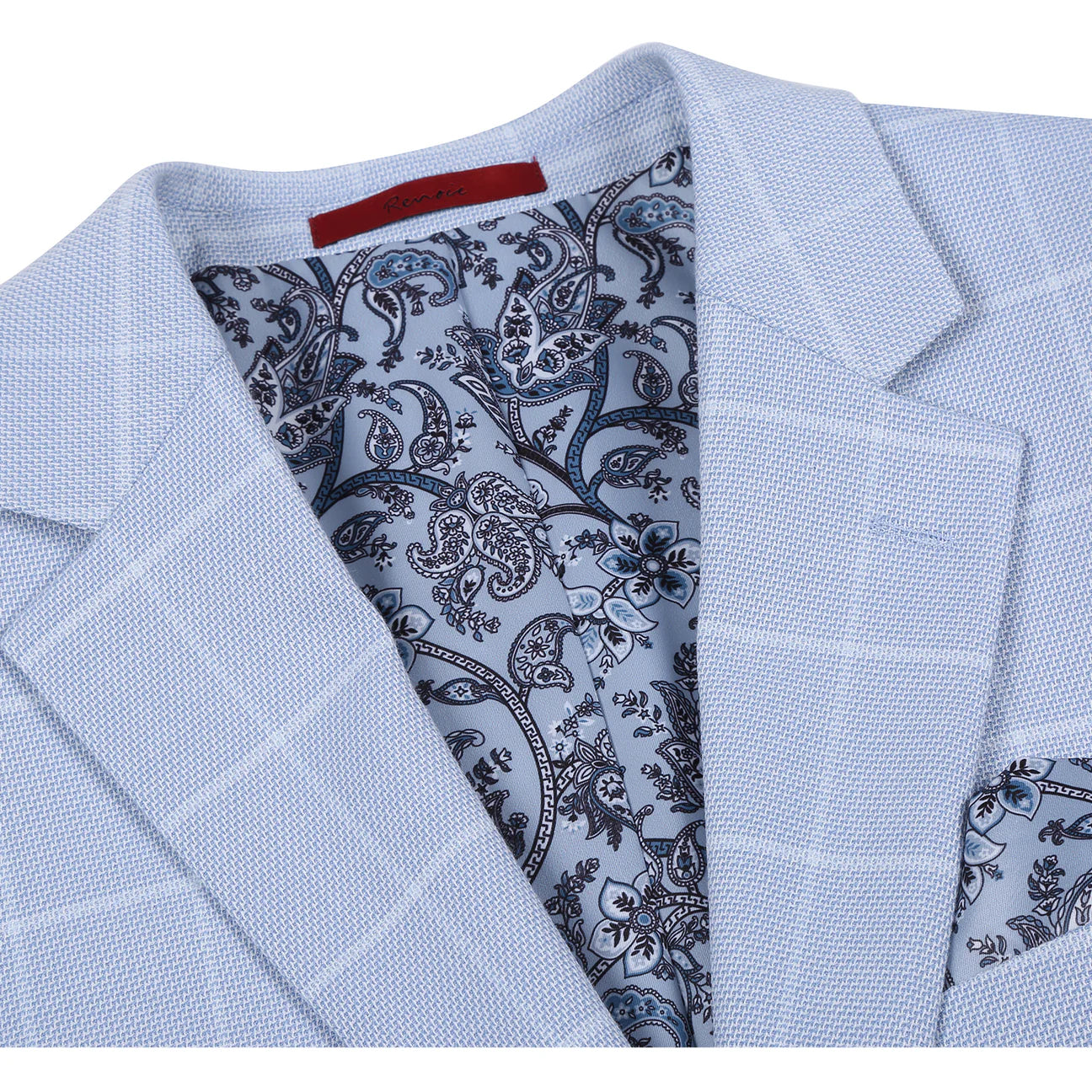 Light Blue Classic Fit Blazer
