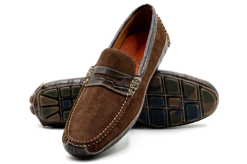 Monte Carlo Suede Penny Loafer