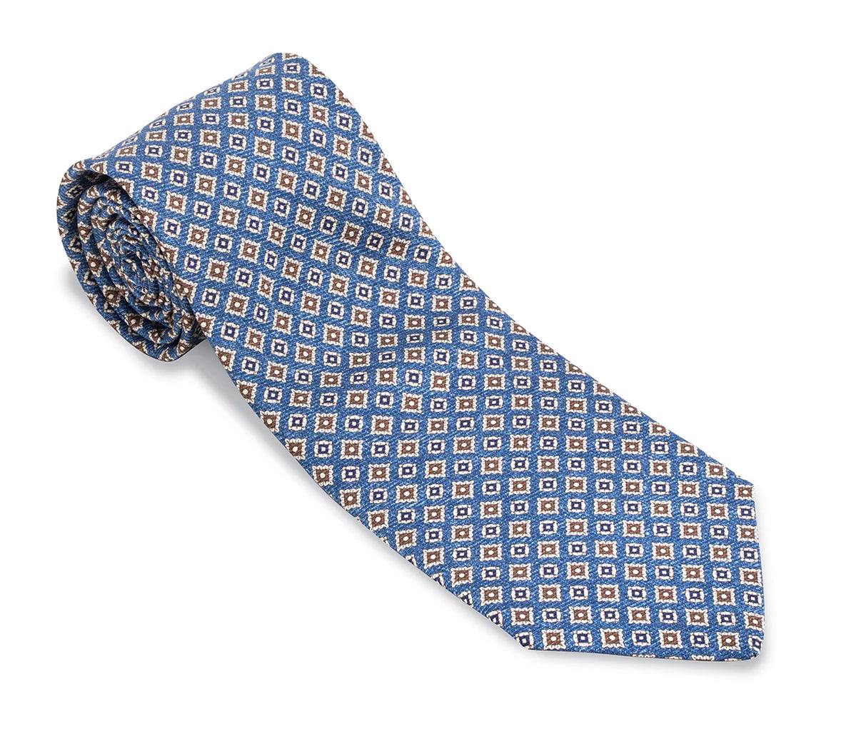 Blue Brendan Neats Necktie