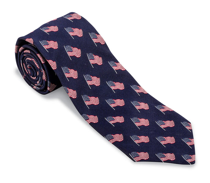 Navy Flag Necktie