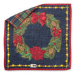 Navy Wreath/Tartan Pocket Square