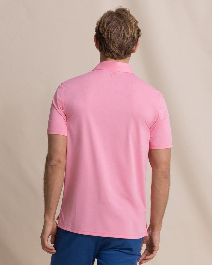 Coastal Breeze Heather Perf Polo