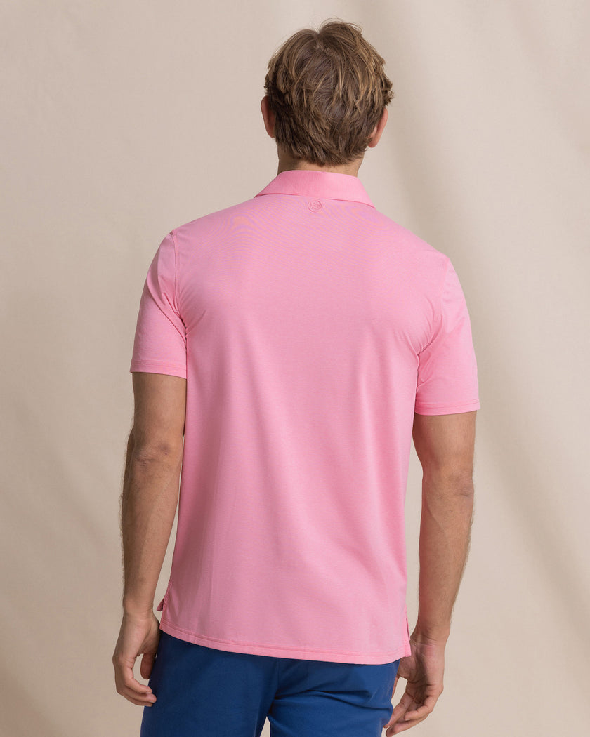 Coastal Breeze Heather Perf Polo