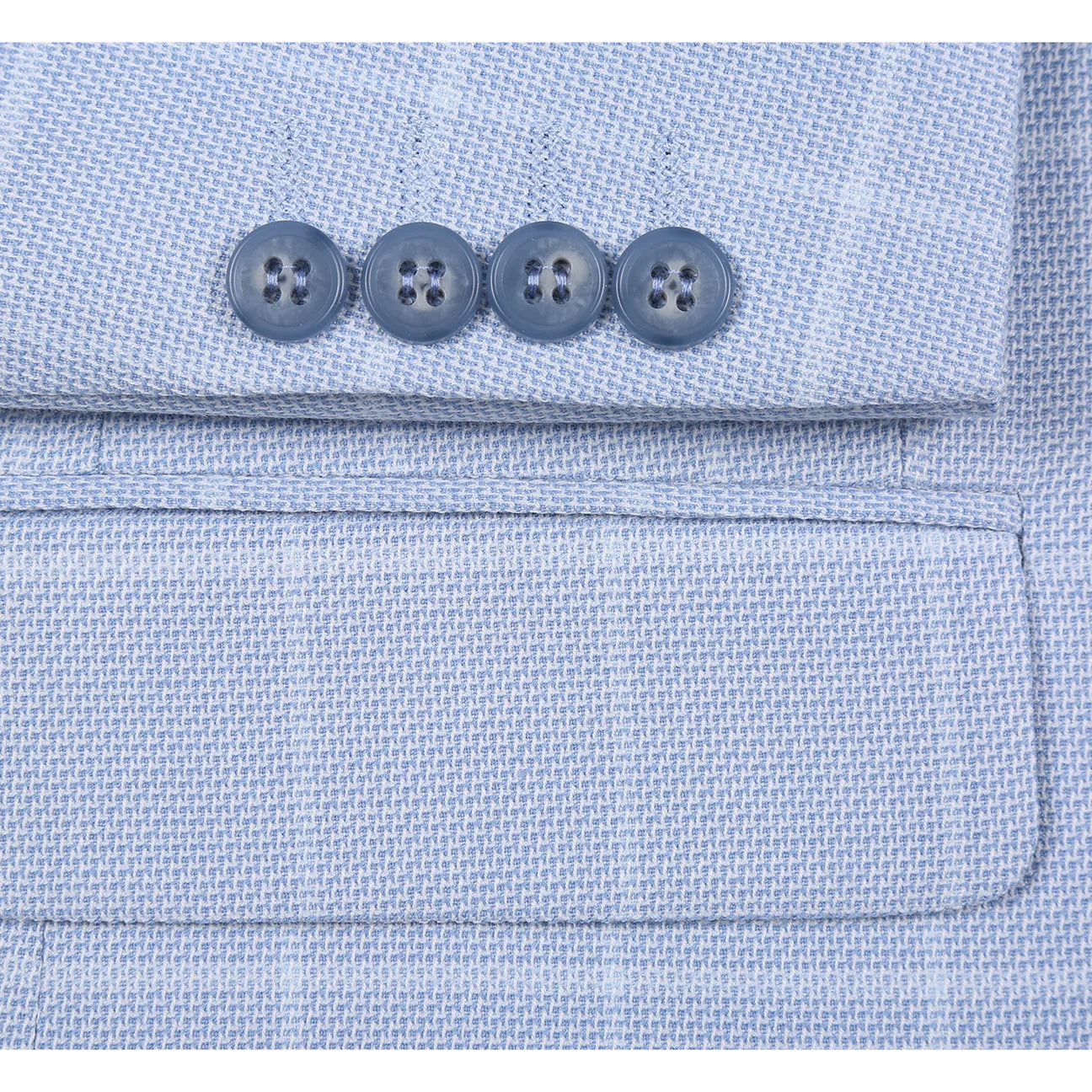 Light Blue Classic Fit Blazer