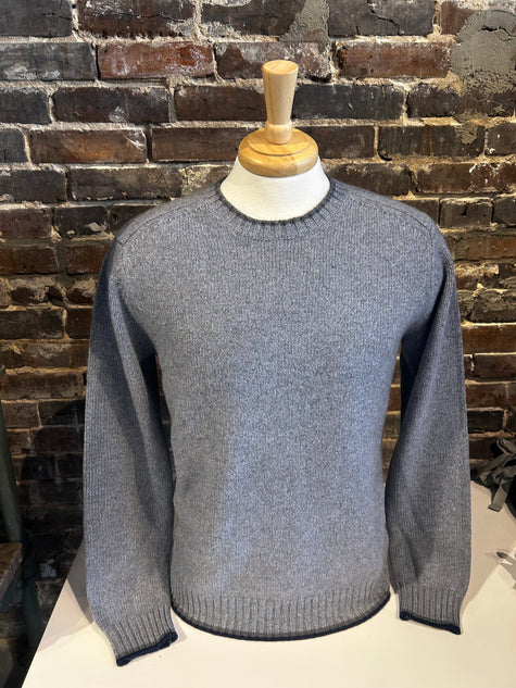 Mouline Tweed Crew Sweater