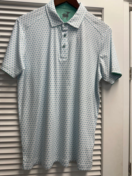 Triangle Print Polo
