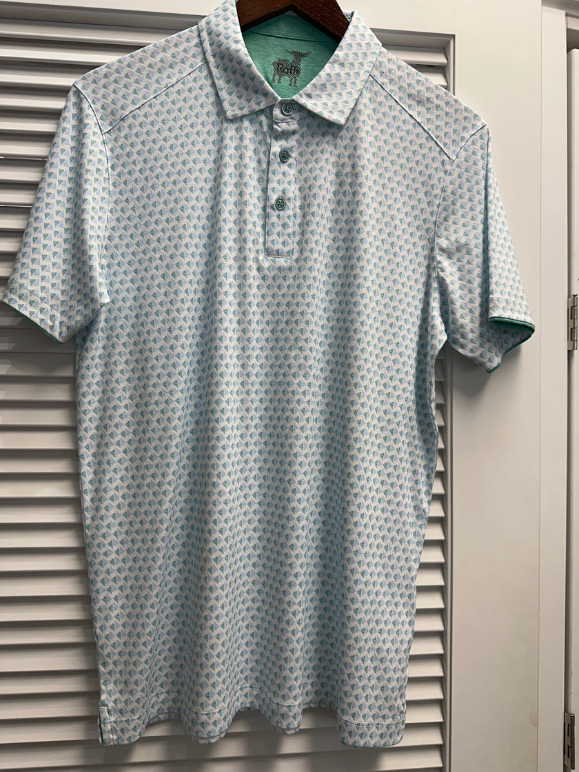 Triangle Print Polo