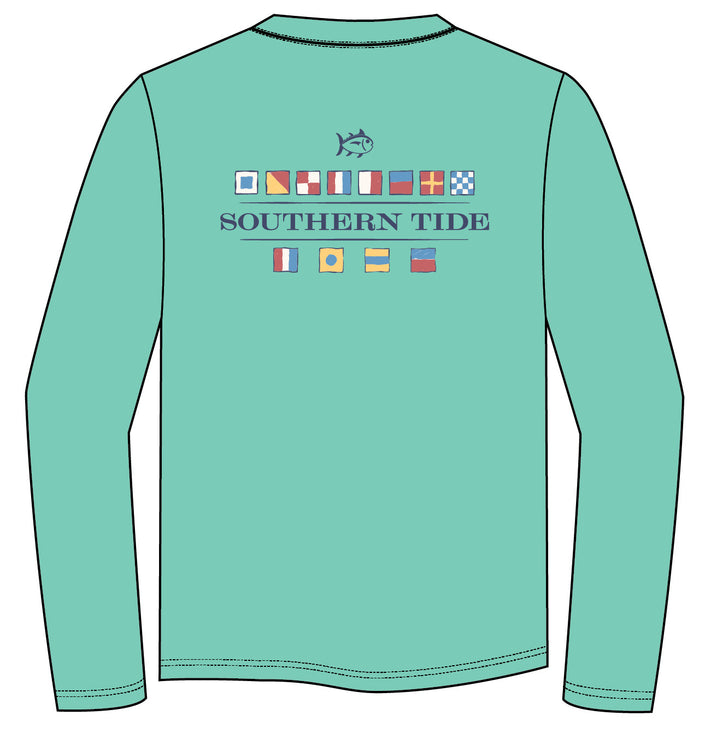 Boys Nautical Flags Perf Tee