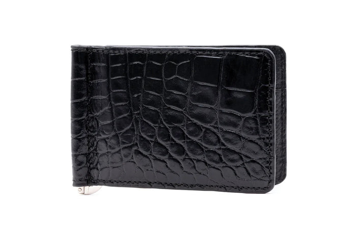 Anthony Alligator Grain Credit Card Money Clip