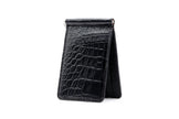 Anthony Alligator Grain Credit Card Money Clip
