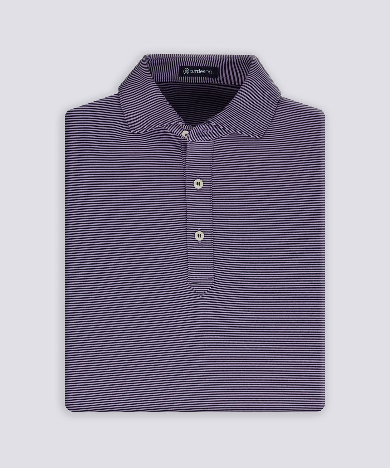 Kershaw Purple Stripe Polo