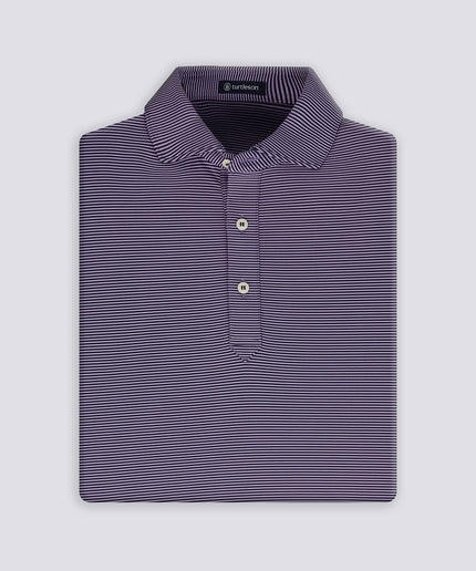 Kershaw Purple Stripe Polo