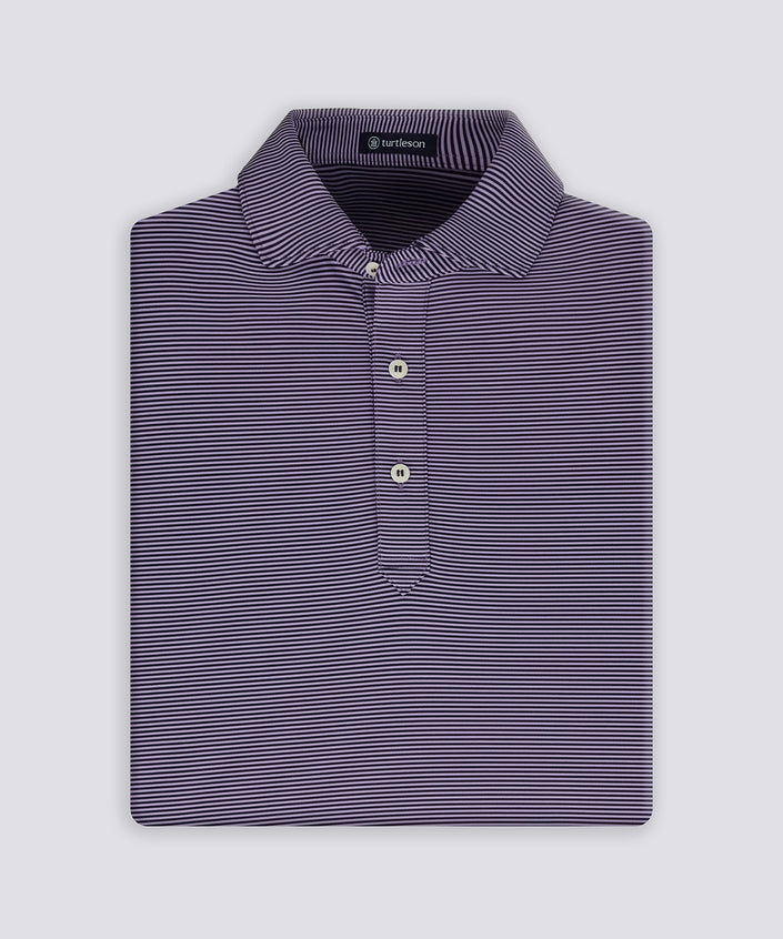 Kershaw Purple Stripe Polo