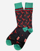 Mid-Calf Printed Socks