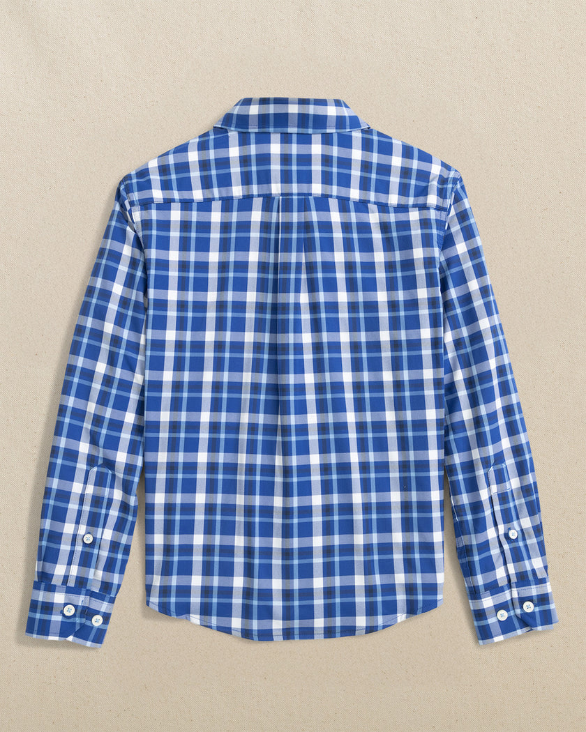 Boys River Ridge Plaid Sport Shirt