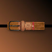 Dallas LEATHER Camel brown Black buckle