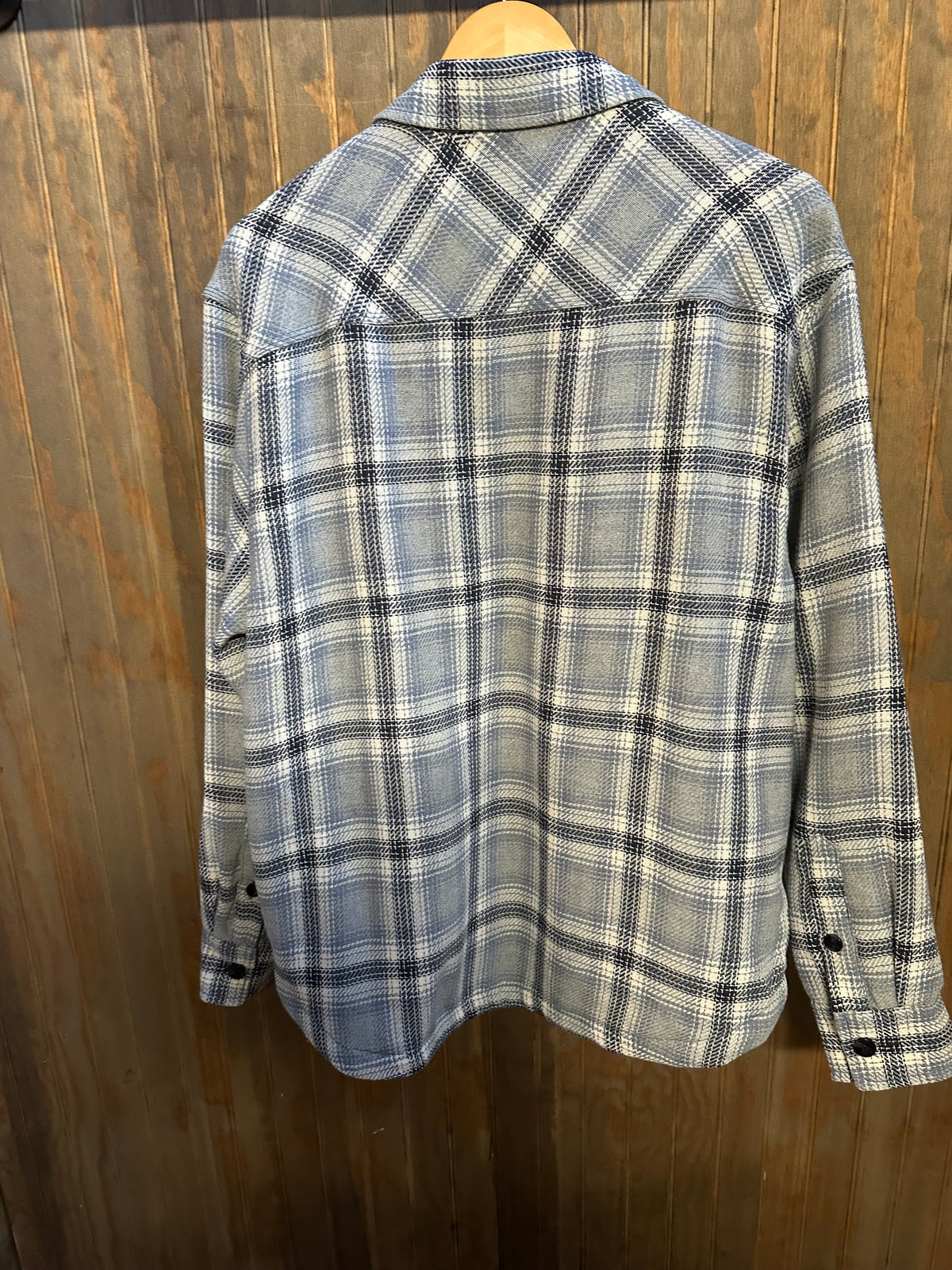 Plaid Shacket with Sherpa Lining