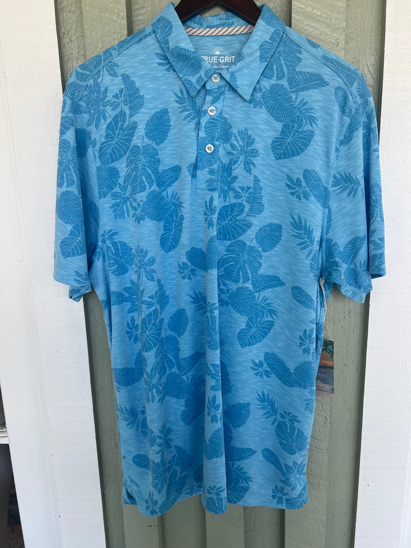 Dobby Tropical Print Shirt