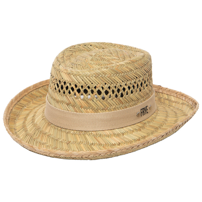 Greg Vented Straw Gambler Hat