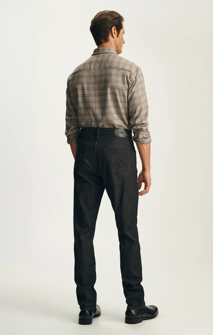 Courage Straight Leg Black Sporty Jeans