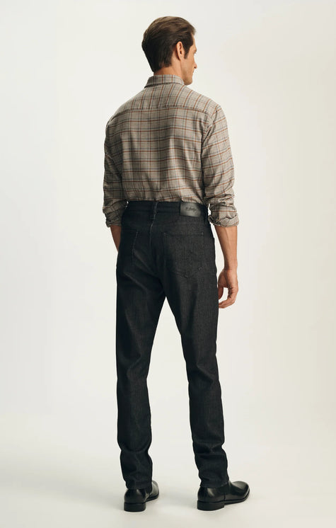 Courage Straight Leg Black Sporty Jeans