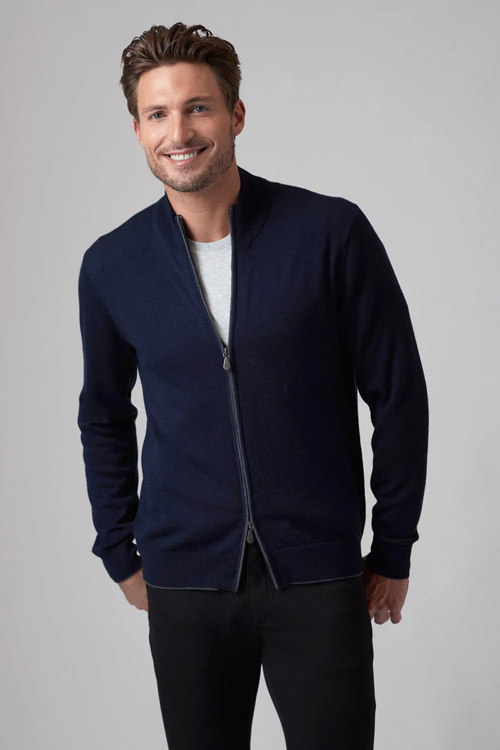 Matteo zip up sweater