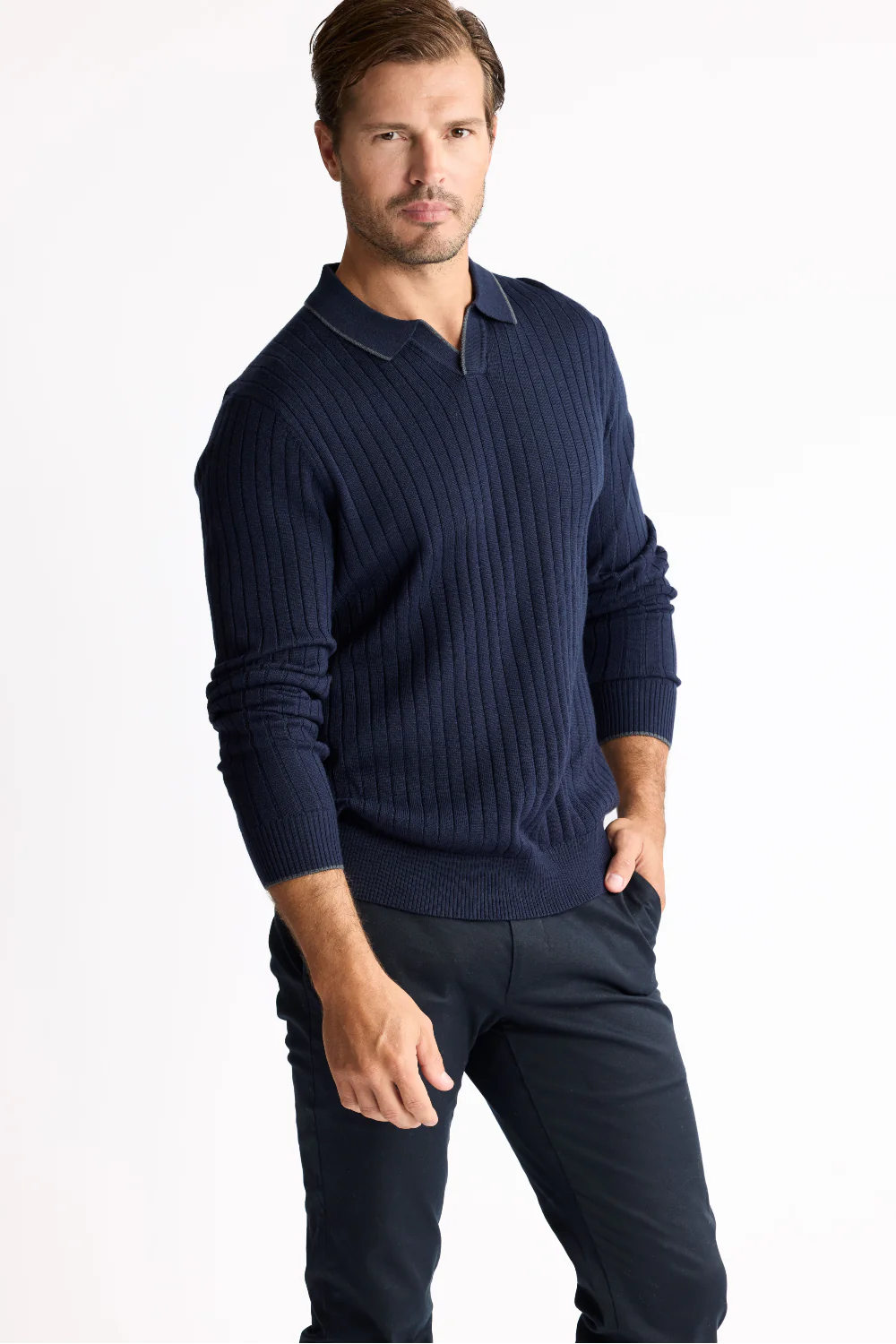 The Brett Johnny Collar Sweater